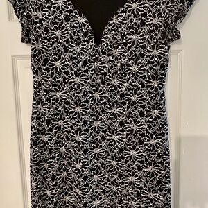 Black cocktail dress